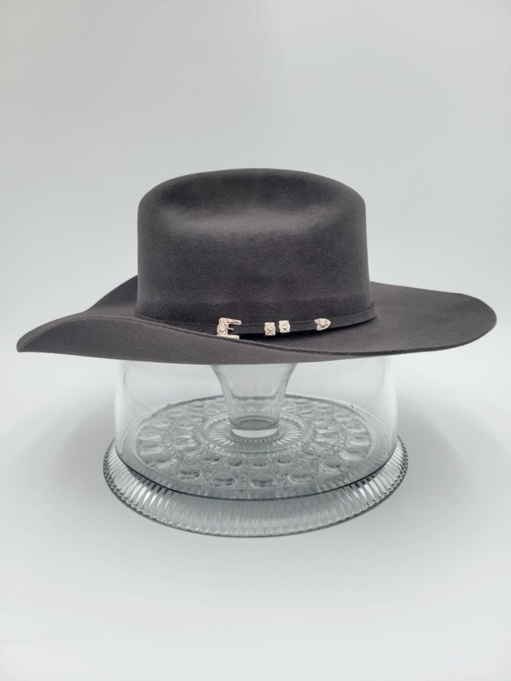 George Strait Stetson Logan 7 1/8 Western Cowboy Hat Wool Felt Long Oval 25 Char - Picture 4 of 10